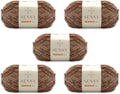 5 Skeins of Sensy Velvet Slim Yarn for Crocheting Projects