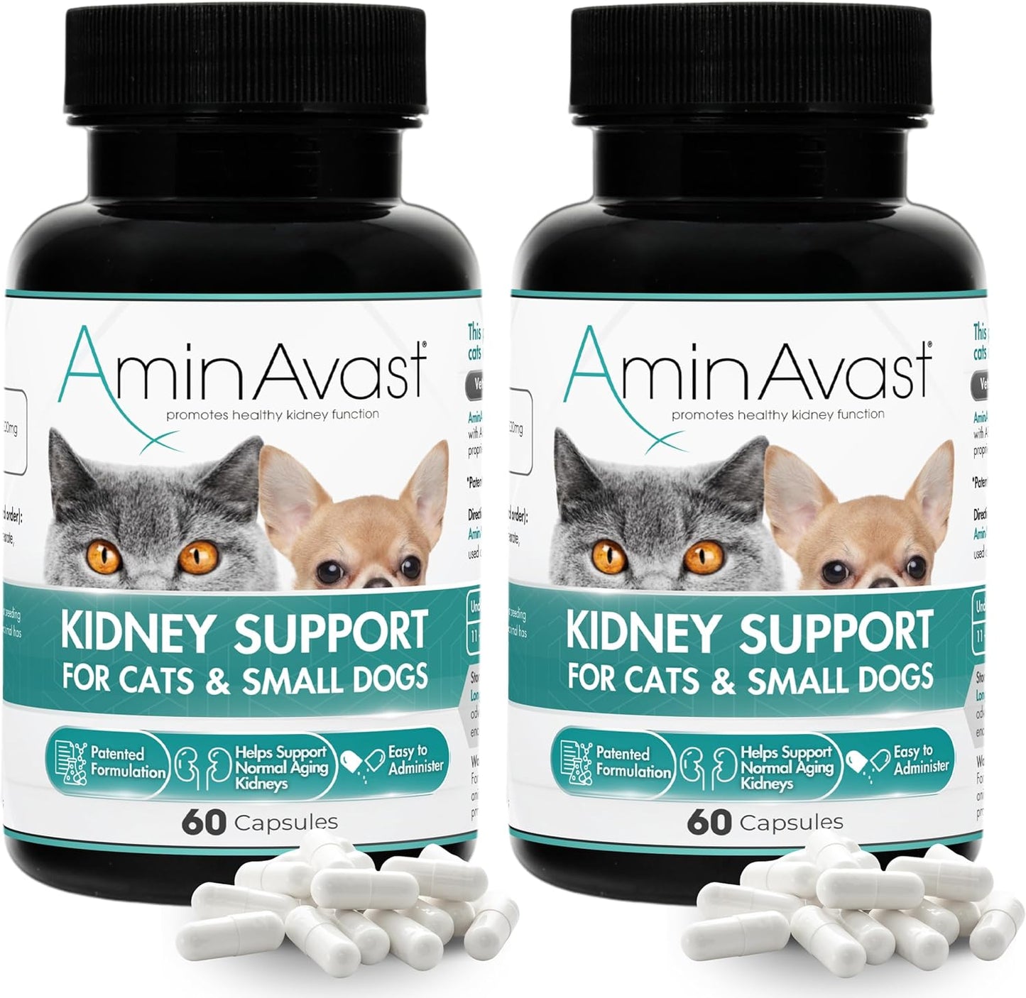 AminAvast Kidney Support Supplement for Cats and Small Dogs