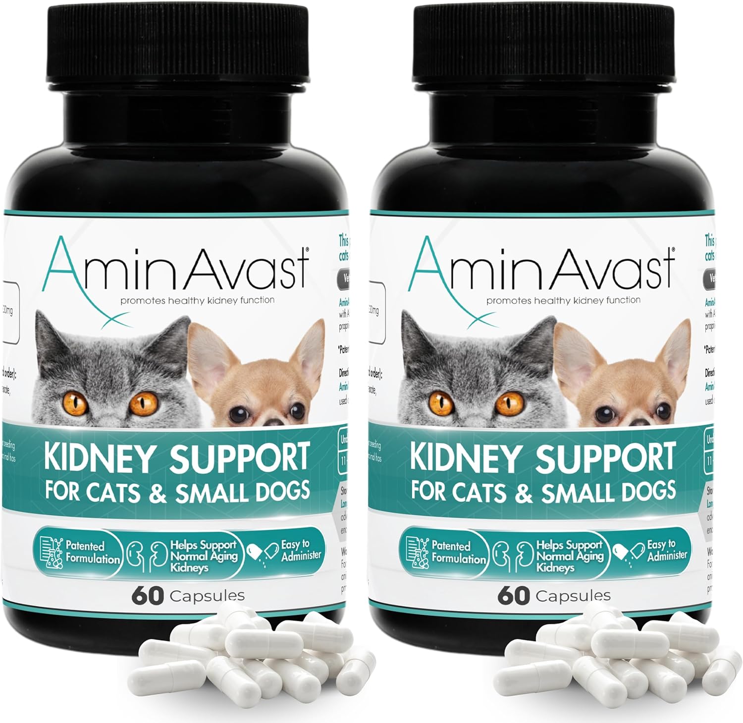 AminAvast Kidney Support Supplement for Cats and Small Dogs
