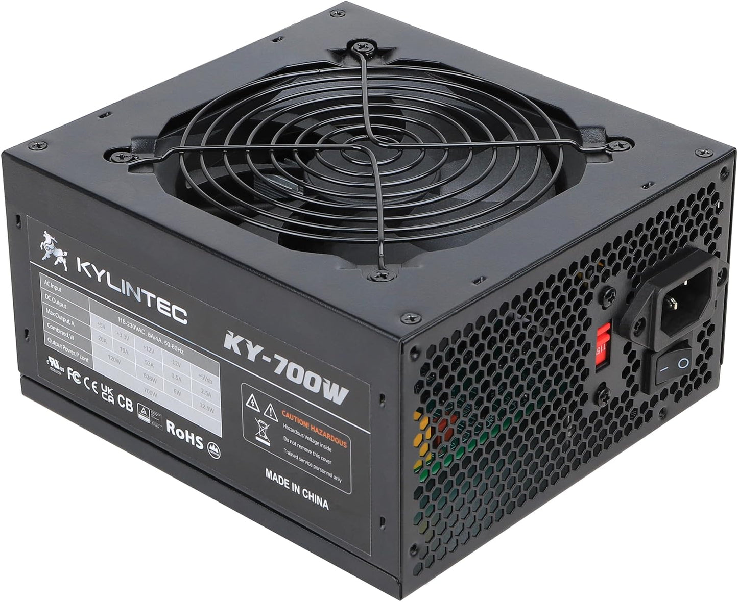 700w Power Supply Non-Modular ATX PSU with Silent Fan and Protection