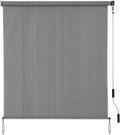 Outdoor Sunshade Roller Shade 48in x 72in - Cordless Crank