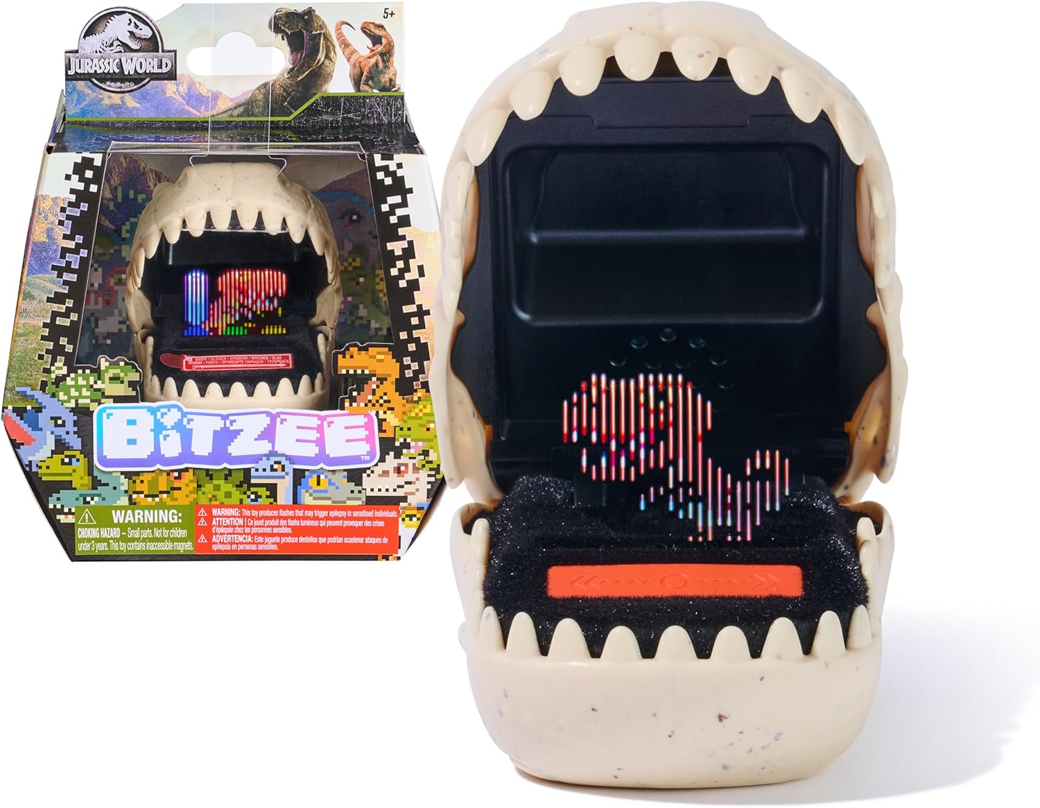 Bitzee Interactive Dinosaur Toy with 25 Dinosaurs for Kids