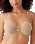 Wacoal Body by Unlined Underwire Racerback Bra - Front Close Comfort