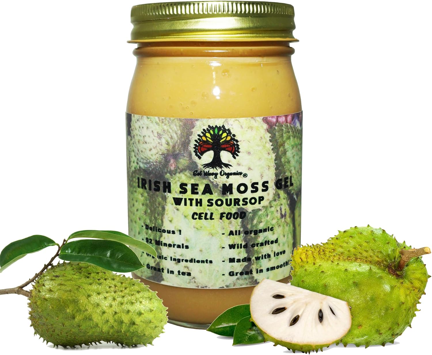 Organic Irish Sea Moss Gel for Weight Loss and Energy Boost