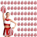 60 Pcs Cheerleading Pom Poms Bulk Set - Team Spirit Pom Poms