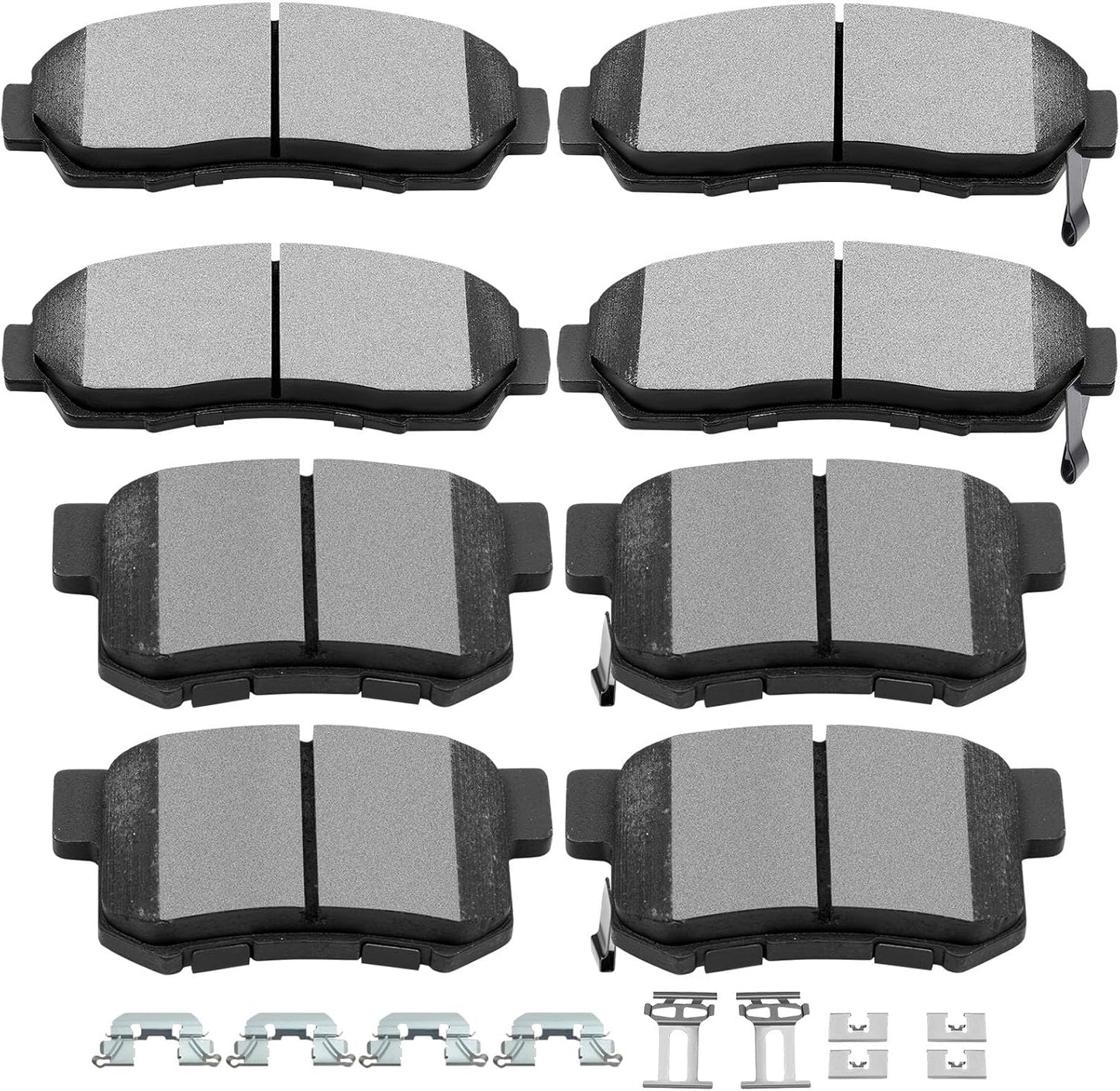 Ceramic Brake Pads Kits for 2007-2012 Acura RDX - 8pcs Set