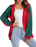 Sequin Cardigans for Women Sparkly New Year Tops - Lightweight Shimmer