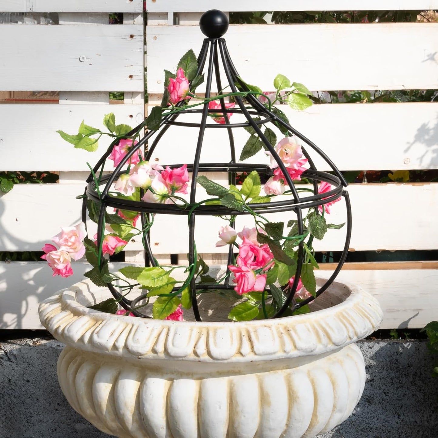 Sturdy Metal Garden Obelisk Trellis for Climbing Plants Support