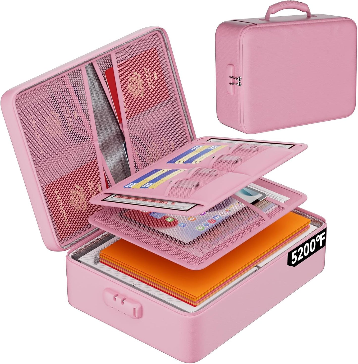 DocSafe 5200F Fireproof Document Organizer with Lock for Safety