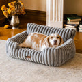 MEWOOFUN Dog Couch Bed for Small Dogs and Cats - Supportive Plush Sofa
