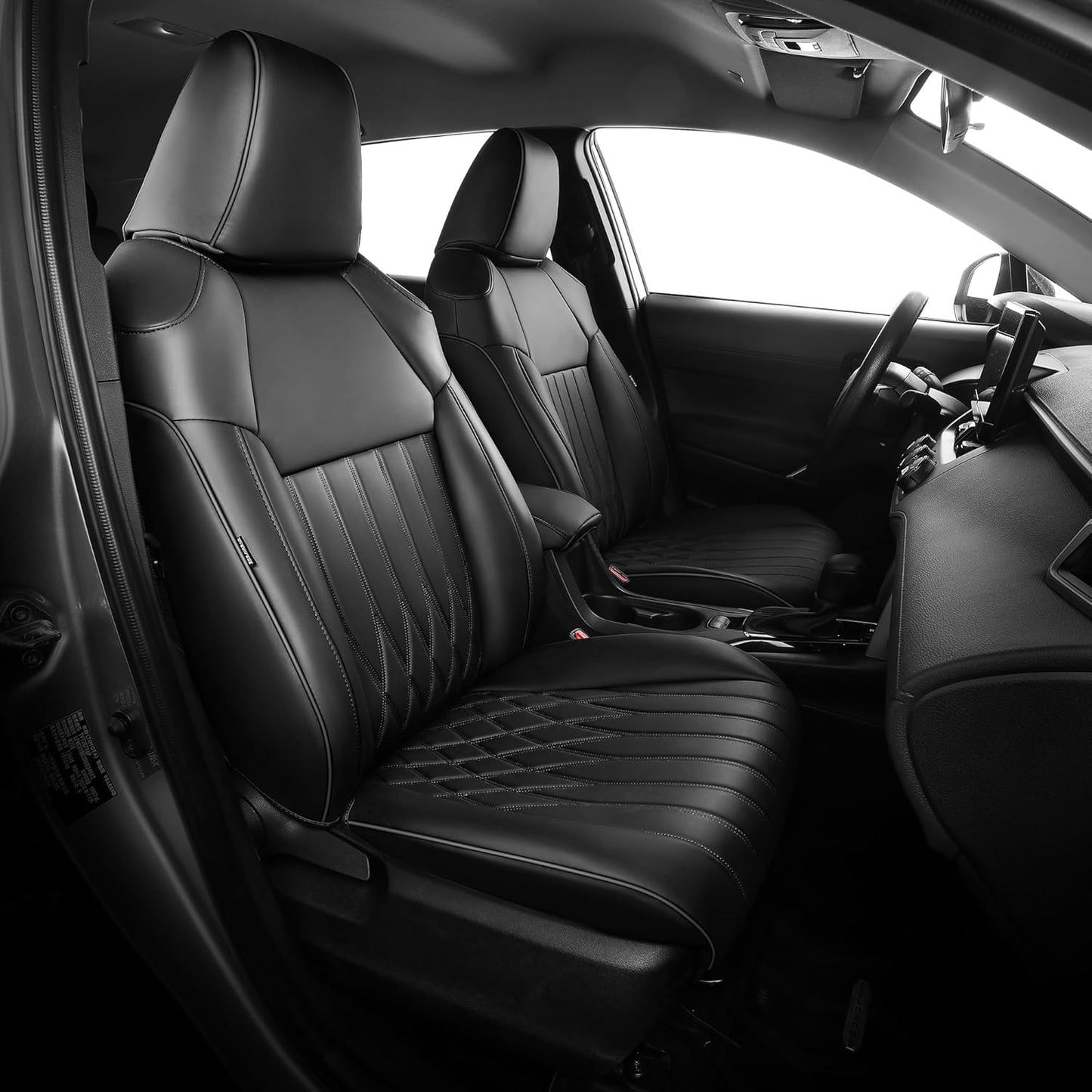 RAV4 Seat Covers for Toyota RAV 4 2019 2025 Full Set Black
