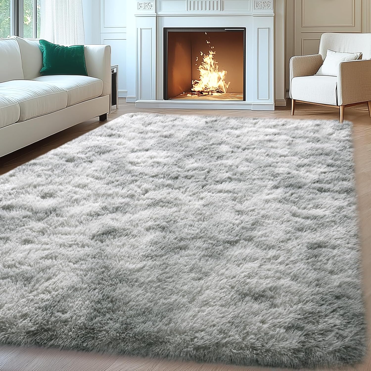 8x10 Area Rugs for Living Room, Soft Carpet Shag Kids Room