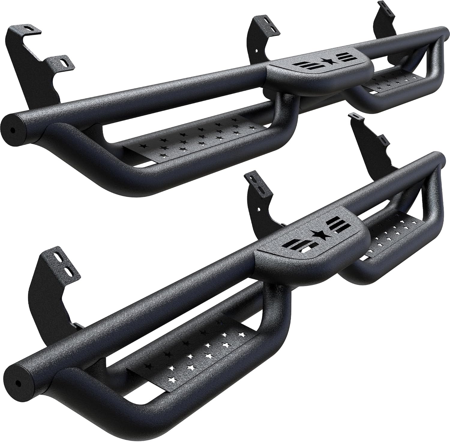 Running Boards for Toyota 4Runner 2010-2024 with 2-Stairs Design