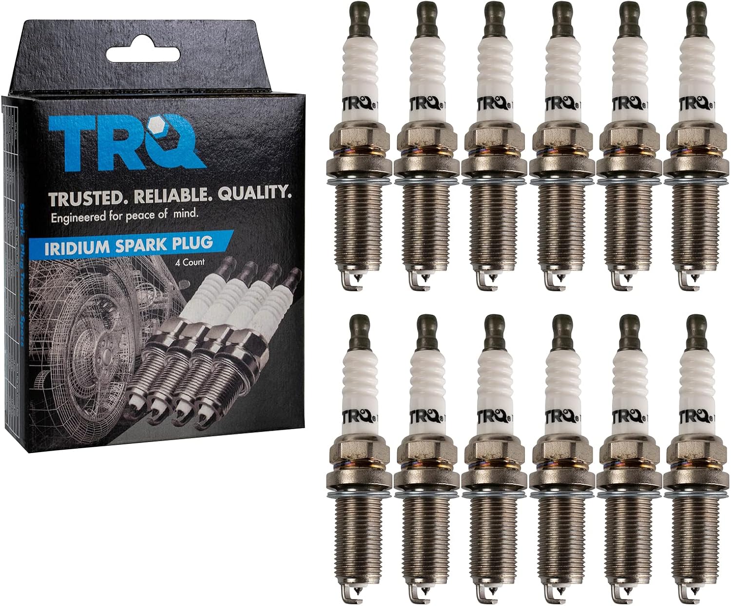 TRQ Iridium Spark Plugs Engine Tune Up Kit for Jaguar XJ12