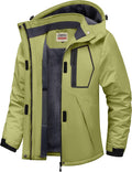 WULFUL Womens Waterproof Ski Jacket Warm Winter Coat - Windproof Hood