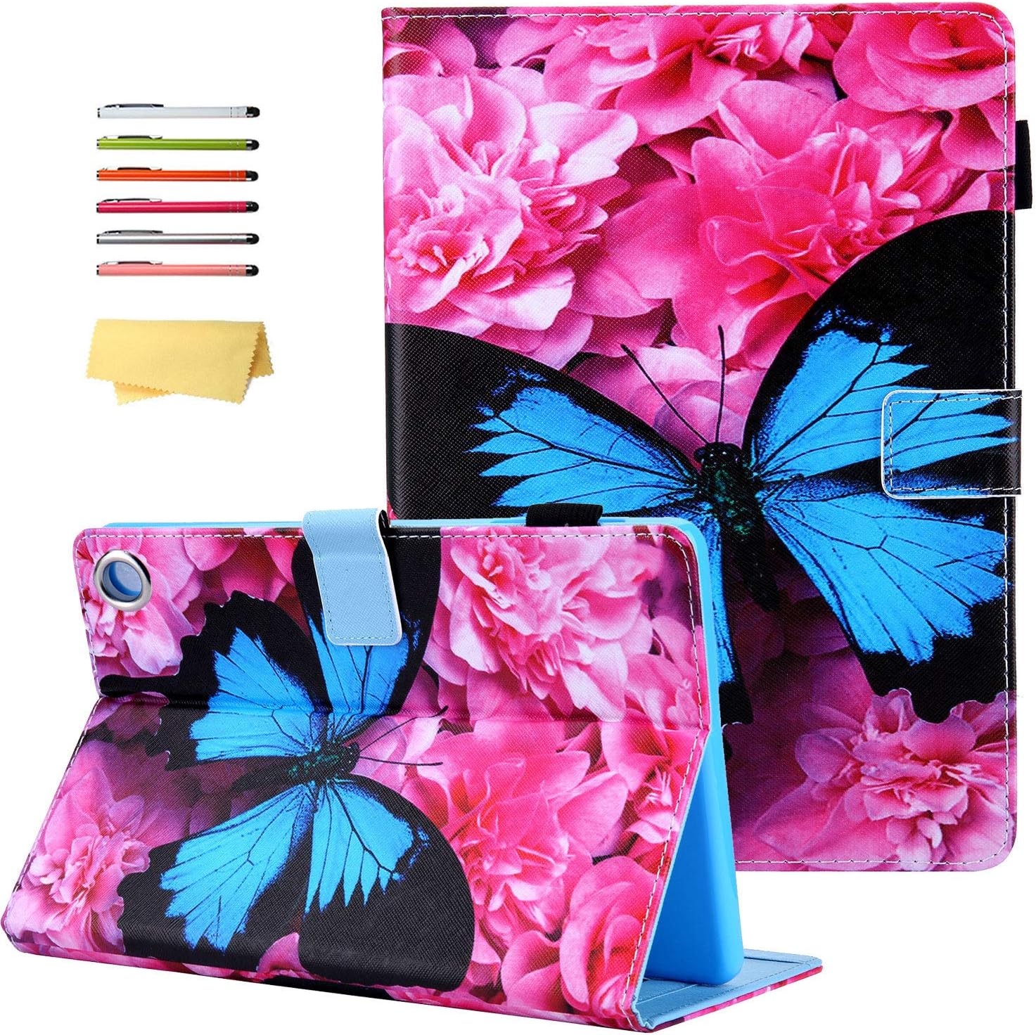 All-New Kindle Fire HD 8 2020 Case with Pencil Holder & Stand