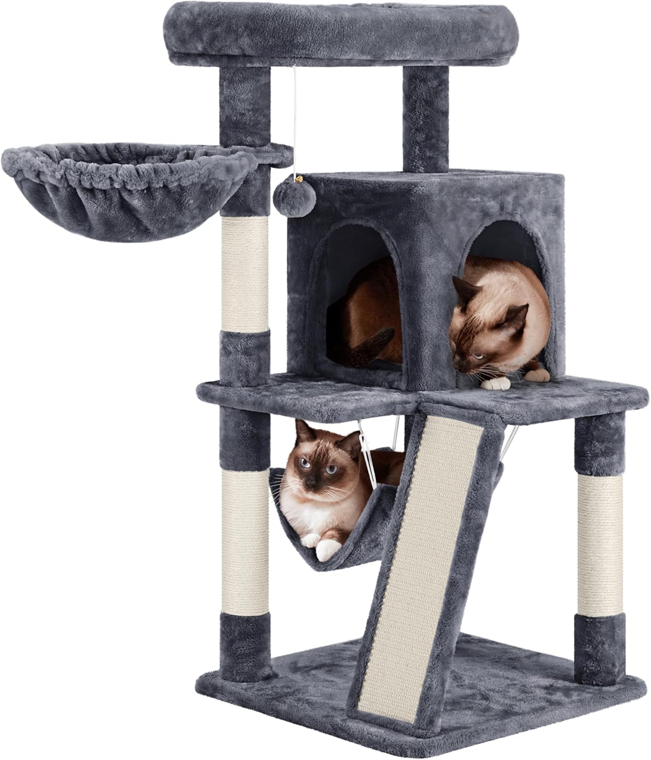 Yaheetech Cat Tree Tower for Large Kittens - 40-Inch