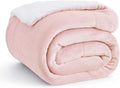 Bedsure GentleSoft Sherpa Fleece Throw Twin - Thick, Reversible