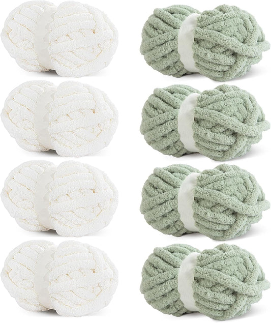 HOMBYS Chunky Yarn for Crocheting, Super Bulky Soft Yarn