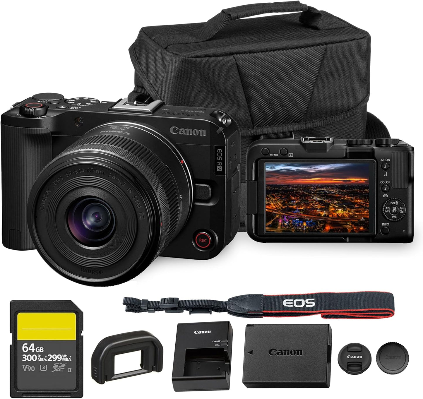 Canon EOS R50 V Mirrorless Camera Kit for Vloggers and Creators