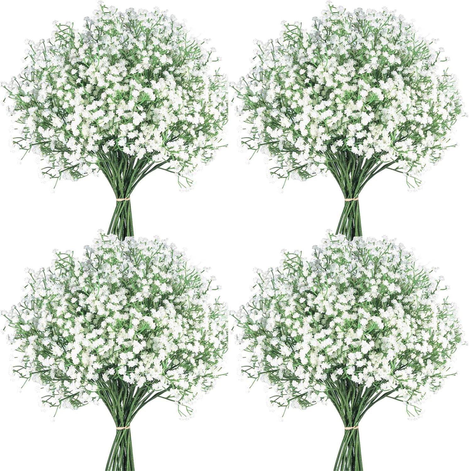 40 Pcs Babys Breath Artificial Flowers for Elegant Decor
