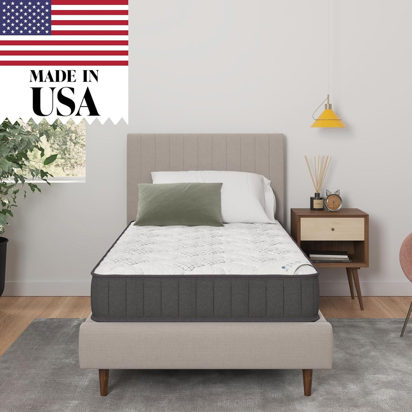 Ottomanson Twin XL 9 Hybrid Mattress with Individually Pocketed Coils