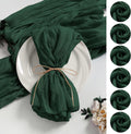 Gauze Cheesecloth Napkins 60 Pack 20x20 in - Soft Emerald Green