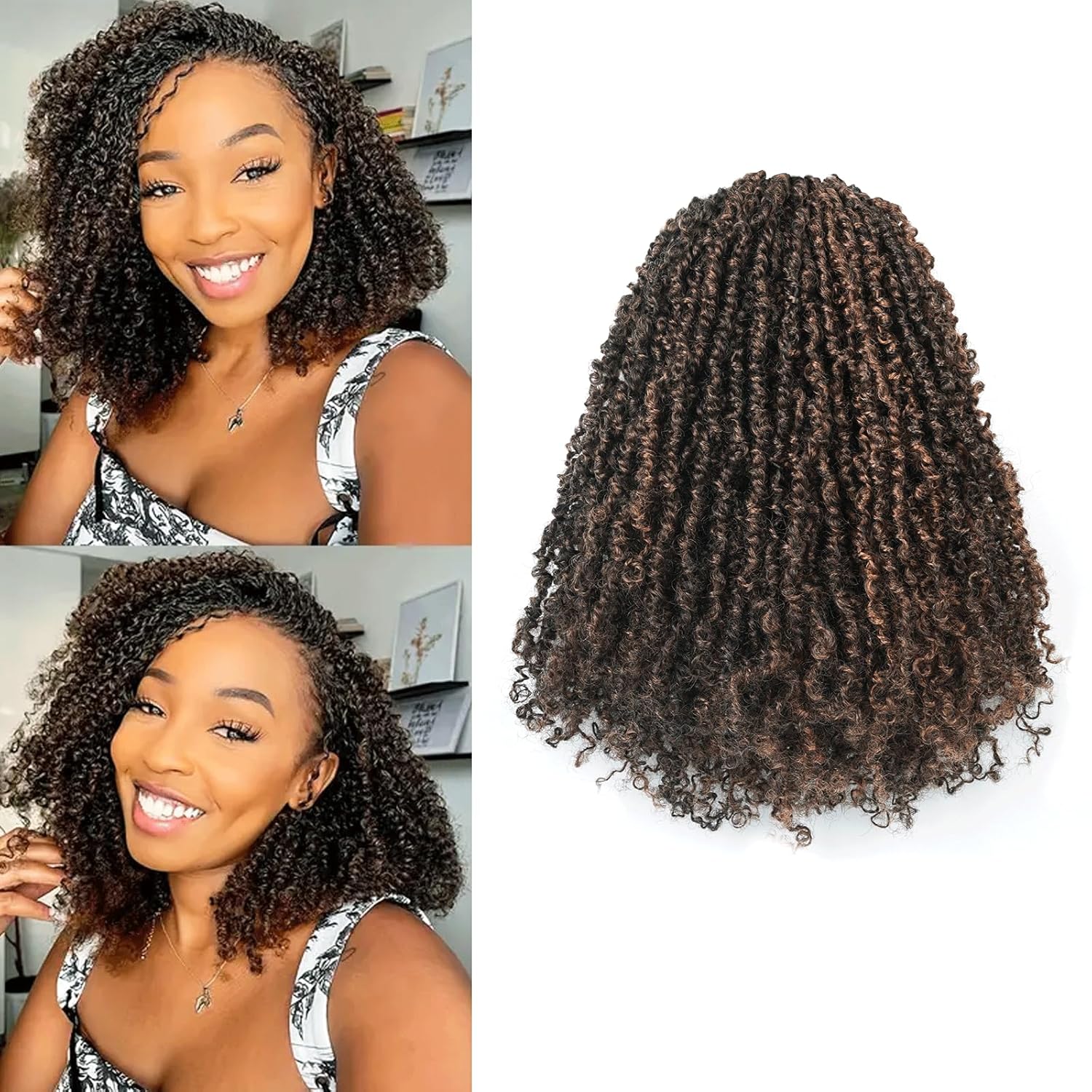 Toyotress Yanky Twist Crochet Hair - Fluffy Spring Mini Twist