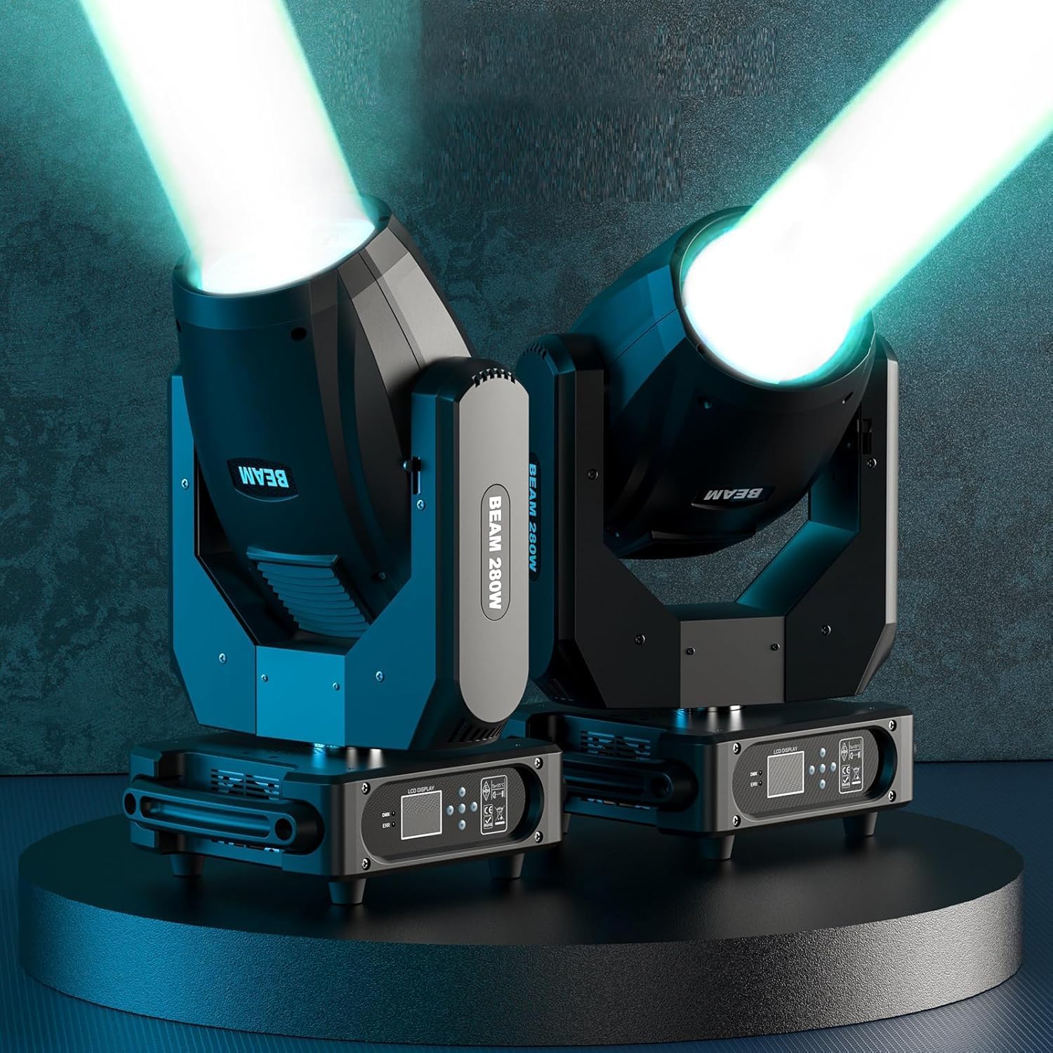 WZYBUTA 280W Moving Head Light with 17 Gobos and 15 Colors