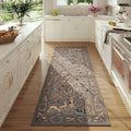 Runner Rug Vibrant Tree of Life Patterned Washable Kitchen Runner
