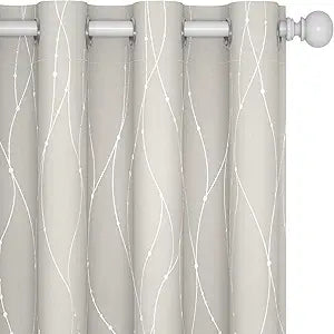 Deconovo Blackout Curtains for Living Room - 84 Inch Length
