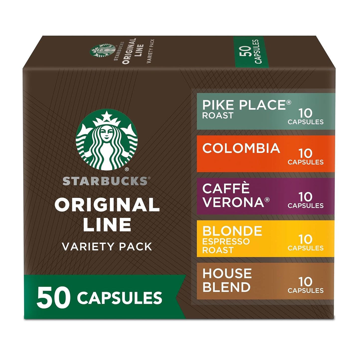 Starbucks Nespresso 50-count Variety Pack Pods