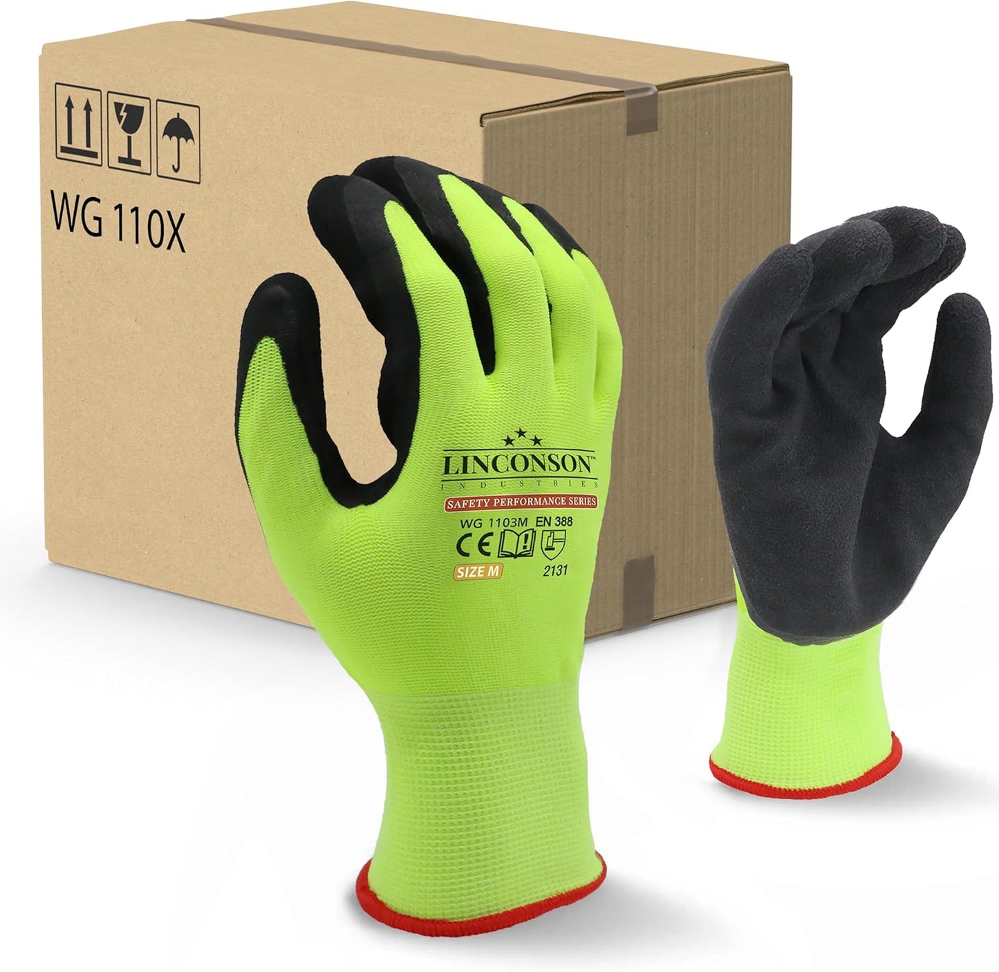 Safety Performance Series Work Gloves for Construction and Mechanics
