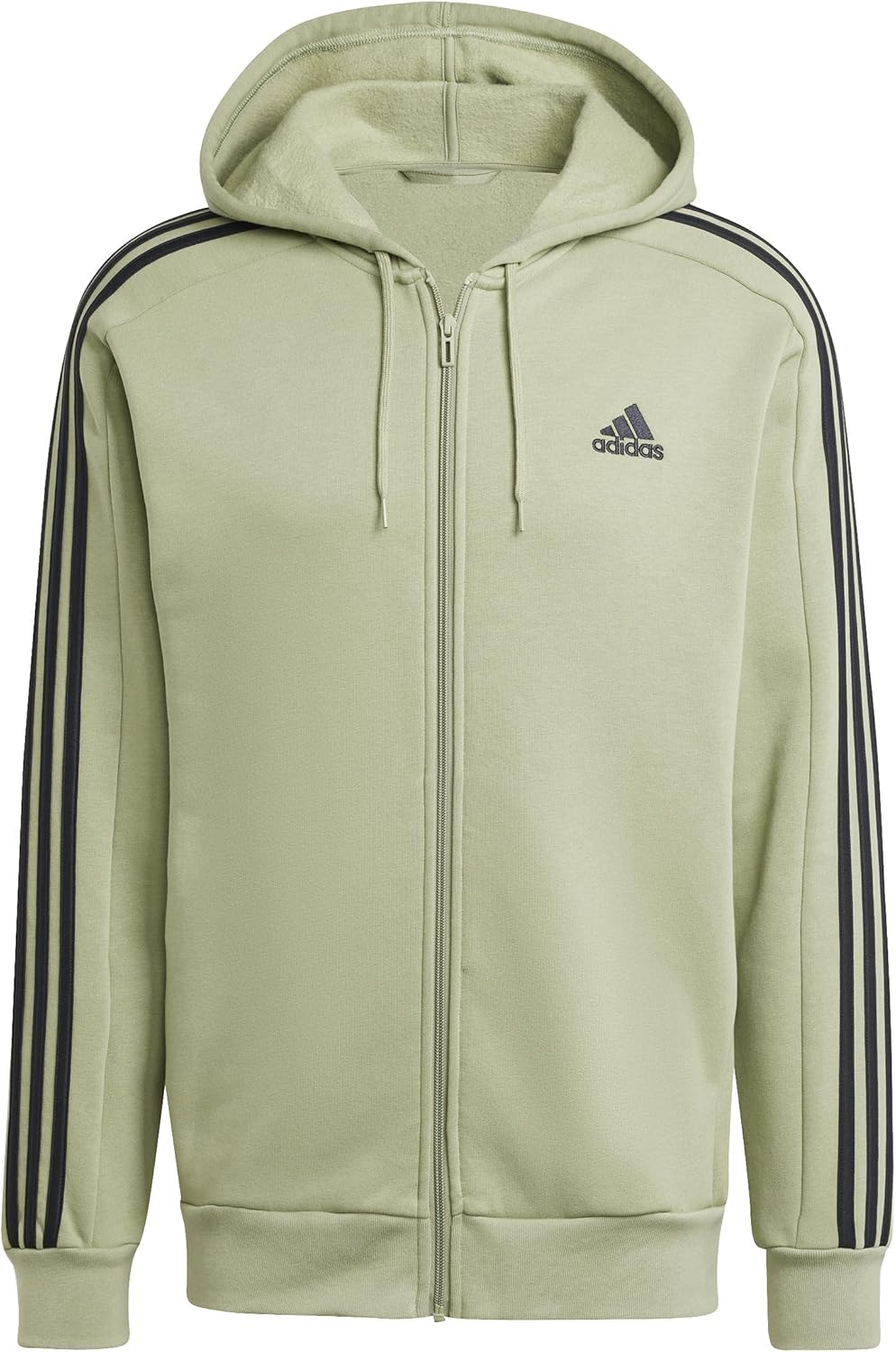 adidas mens Essentials Fleece 3-stripes Full-zip Hoodie Review