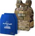 Amstaff Tactical Weighted Vest - Adjustable 20 lb Starter Vest