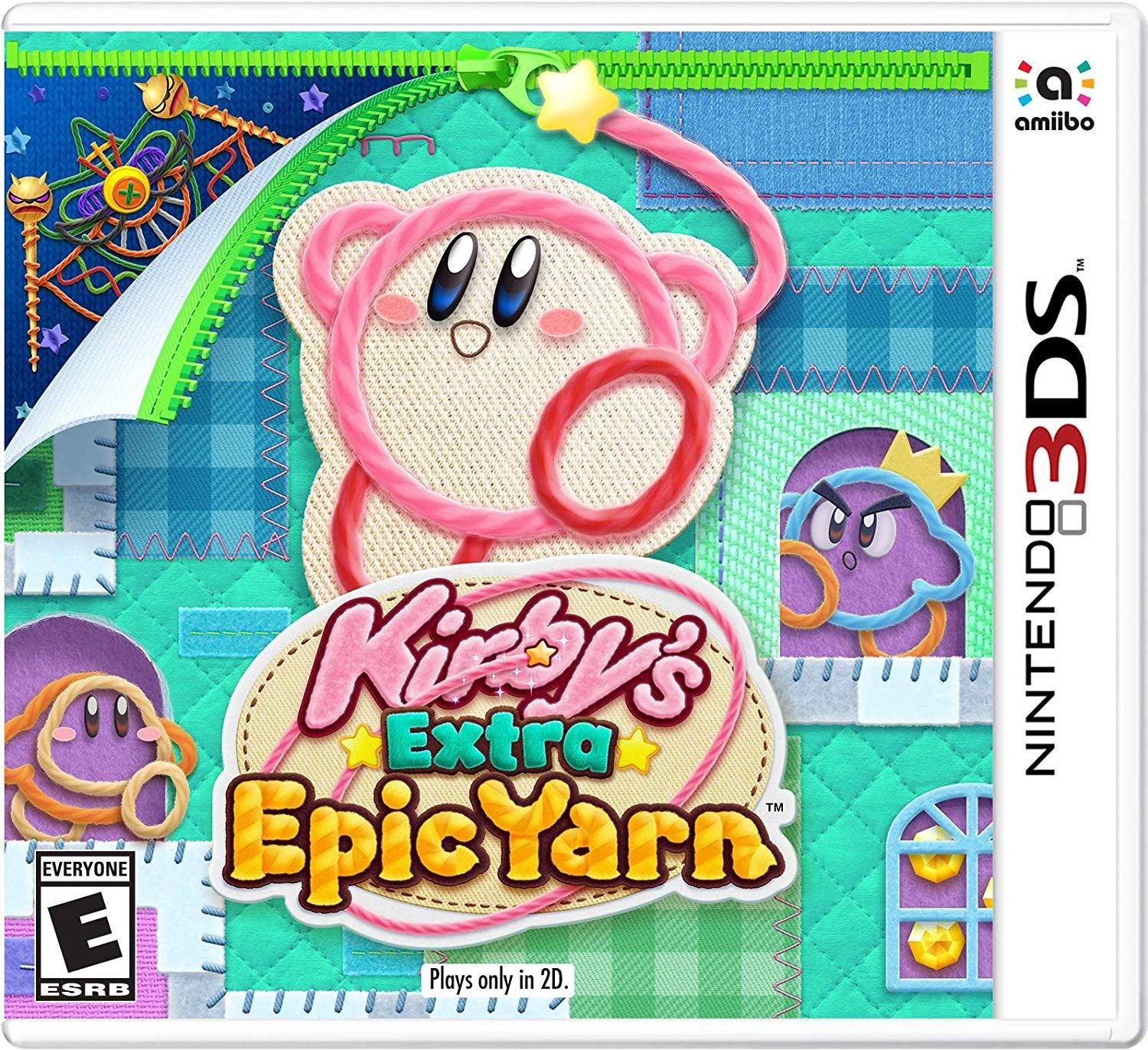 Kirby's Extra Epic Yarn for Nintendo 3DS - A Colorful Adventure