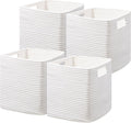 UBBCARE Cotton Rope Woven Storage Cubes for Organizing Home