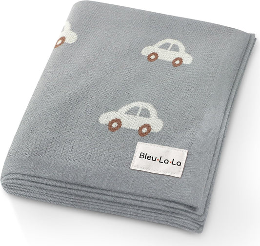 Baby Swaddle Blanket for Boys - Cozy Natural Cotton Gift