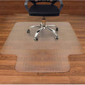 Office Chair Mat for Hardwood Floor 45 x 53 in - No Curling, Easy
