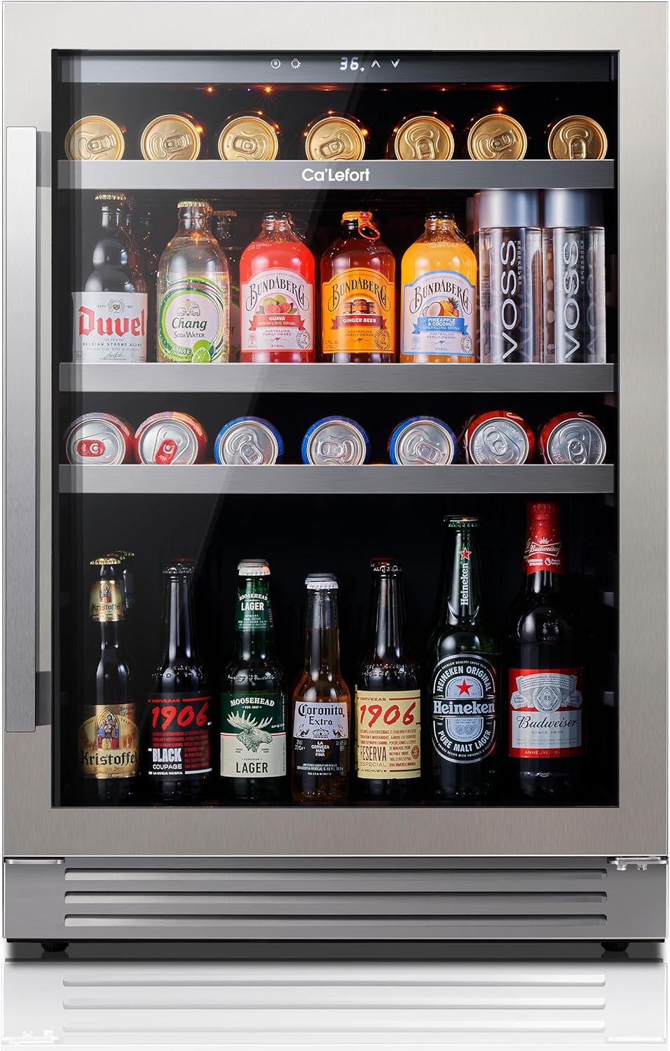 Ca'Lefort 24 Inch Beverage Refrigerator for Home and Kitchen