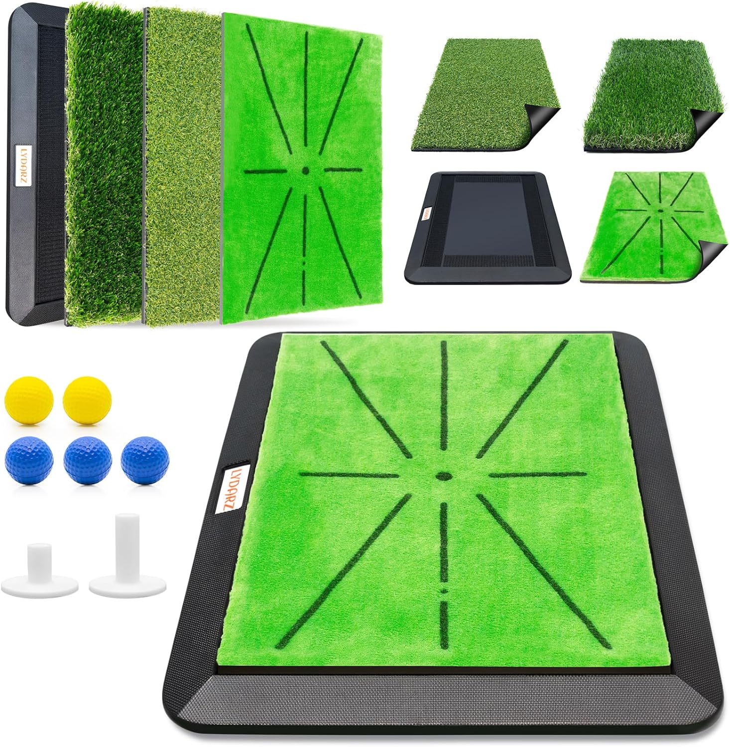LYDARZ Golf Training Mat - Improve Your Swing!