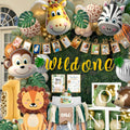 Wild One Birthday Decorations Safari Party Pack - First Birthday Ready