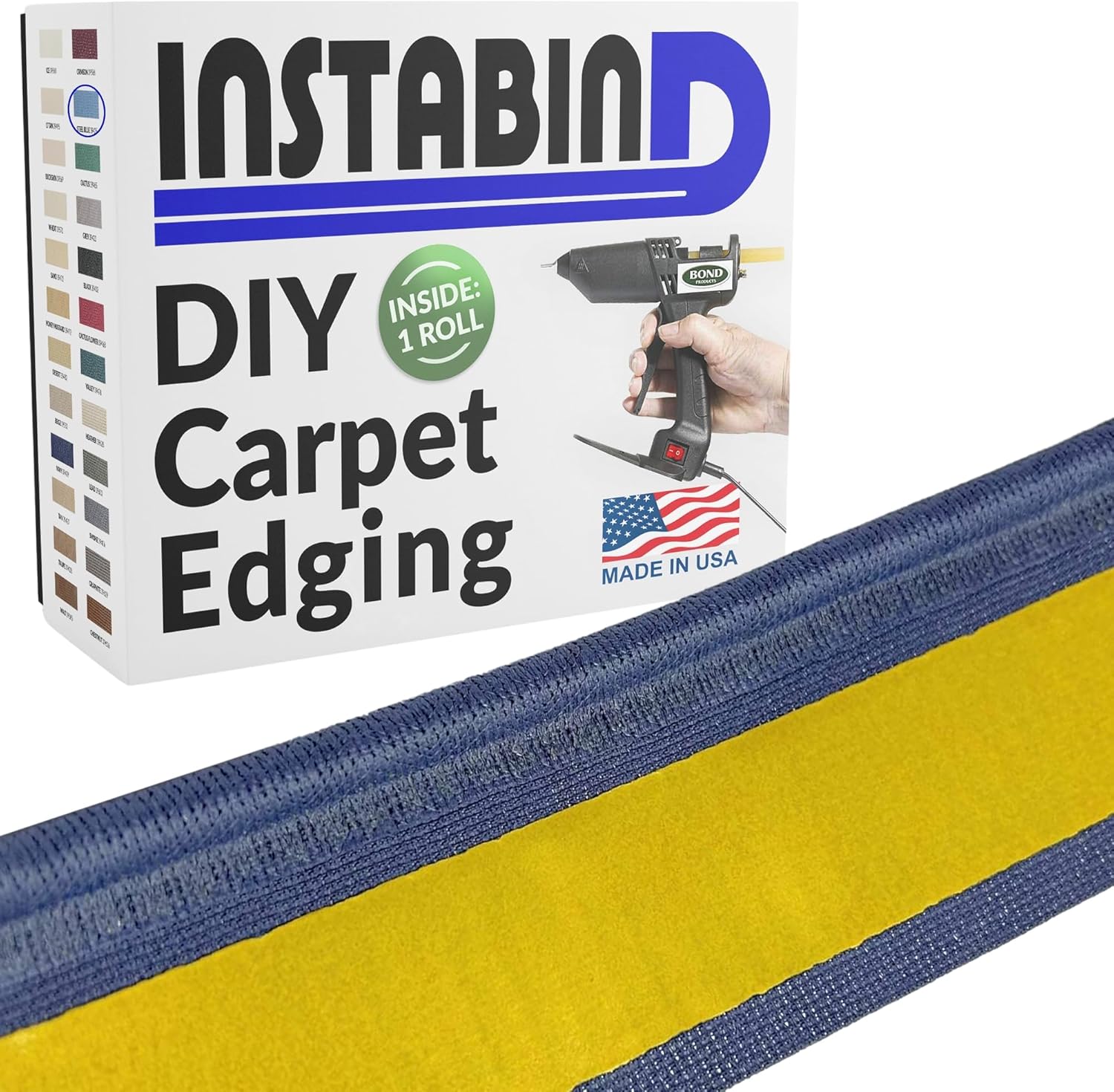 Carpet Binding by Instabind - Durable Edge Binding for Rugs