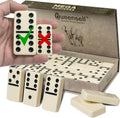 Mega Large 3in Dominoes Set for Adults and Kids - Double 6 Fun