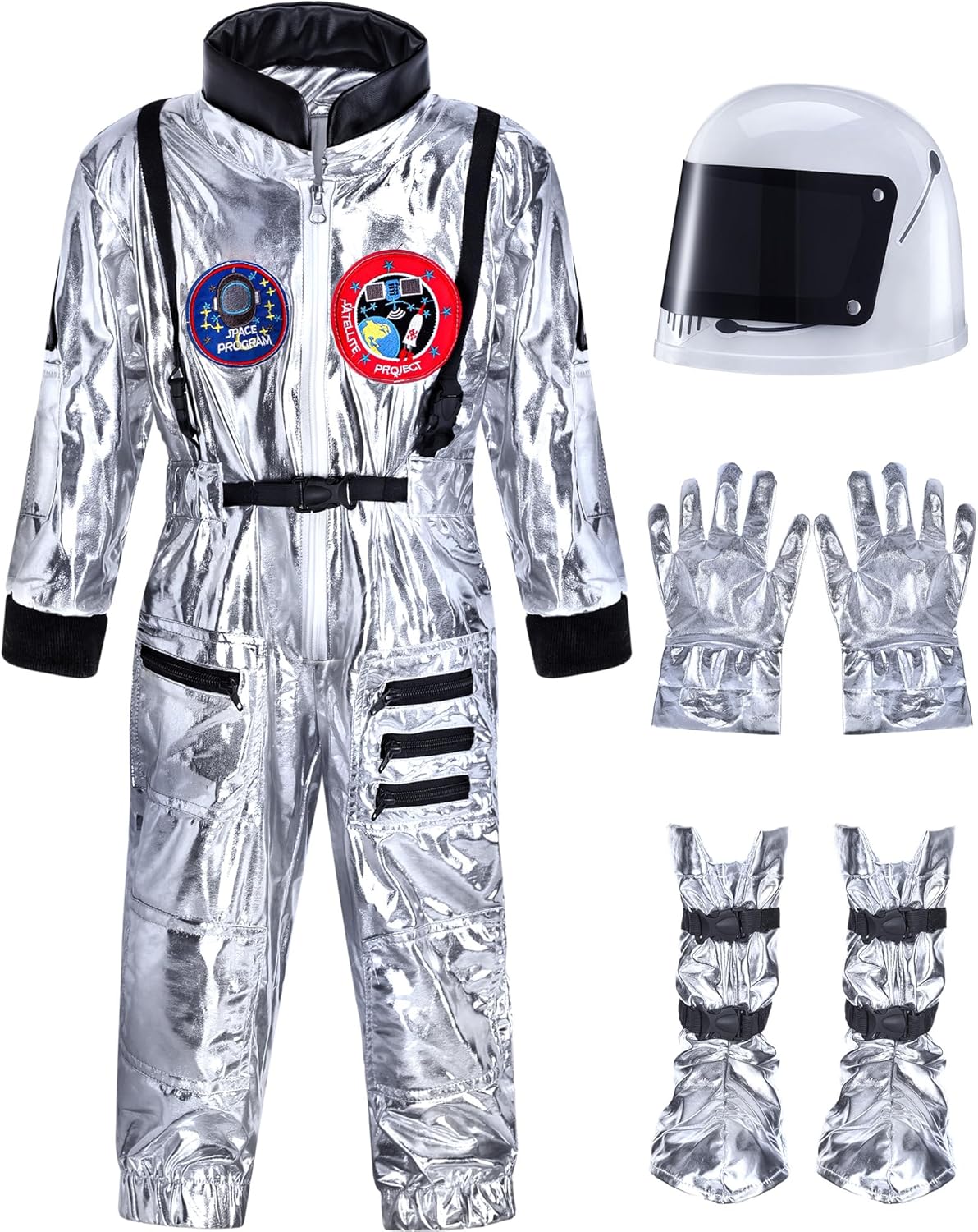Cuffbow Kids Astronaut Costume Set for Halloween Fun and Adventure