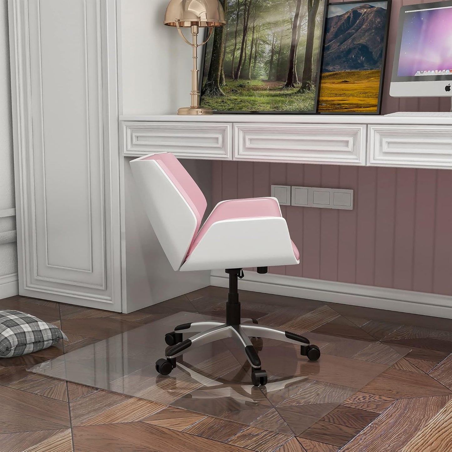 Premium Tempered Glass Chair Mat - Floor Protection