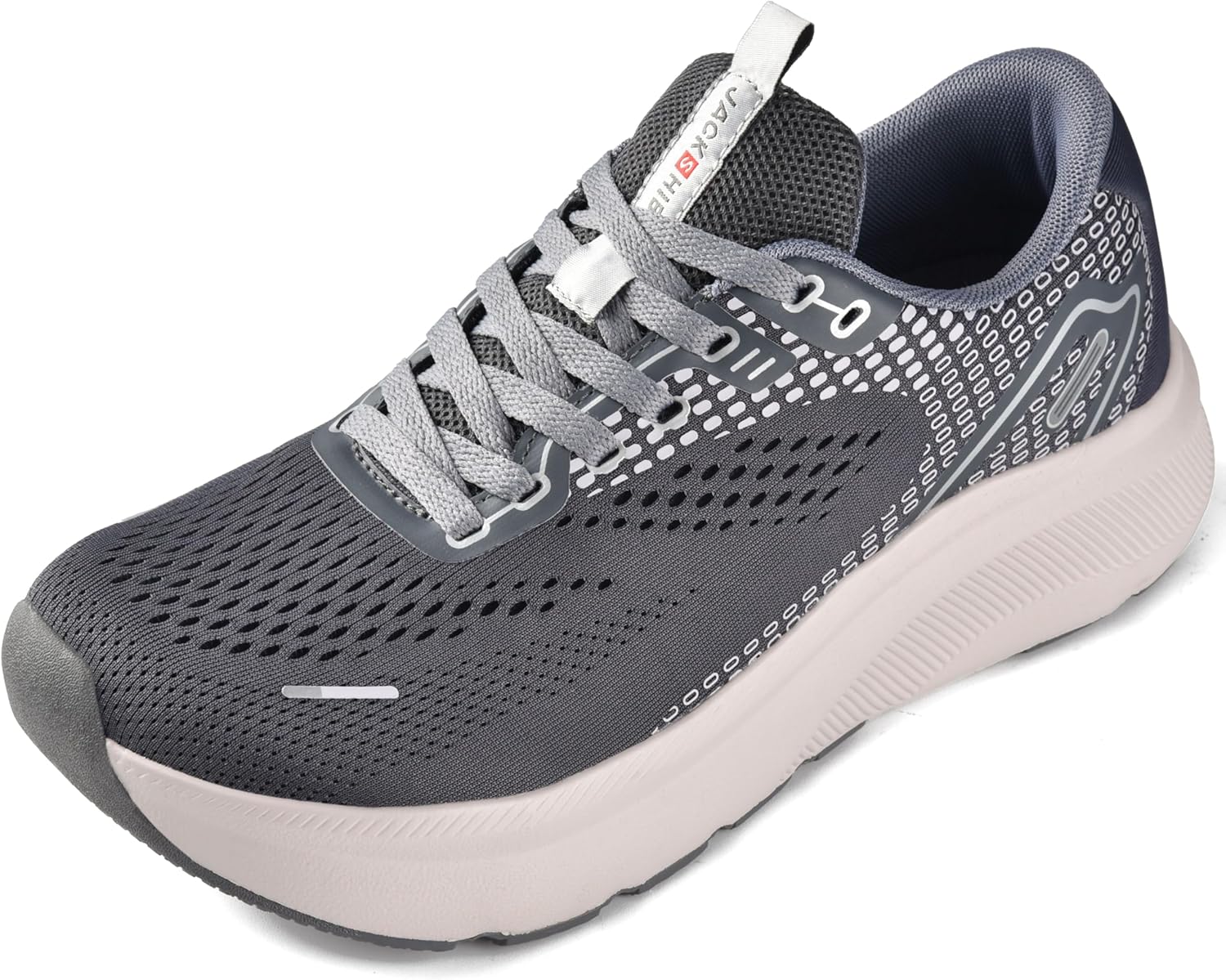 JACKSHIBO Wide Toe Box Shoes for Men with Arch Support