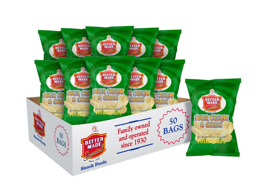 Better Made Special Potato Chips - Sour Cream & Onion Snack Bags