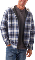 Wrangler Authentics Long Sleeve Quilted Lined Flannel Shirt Jacket can
