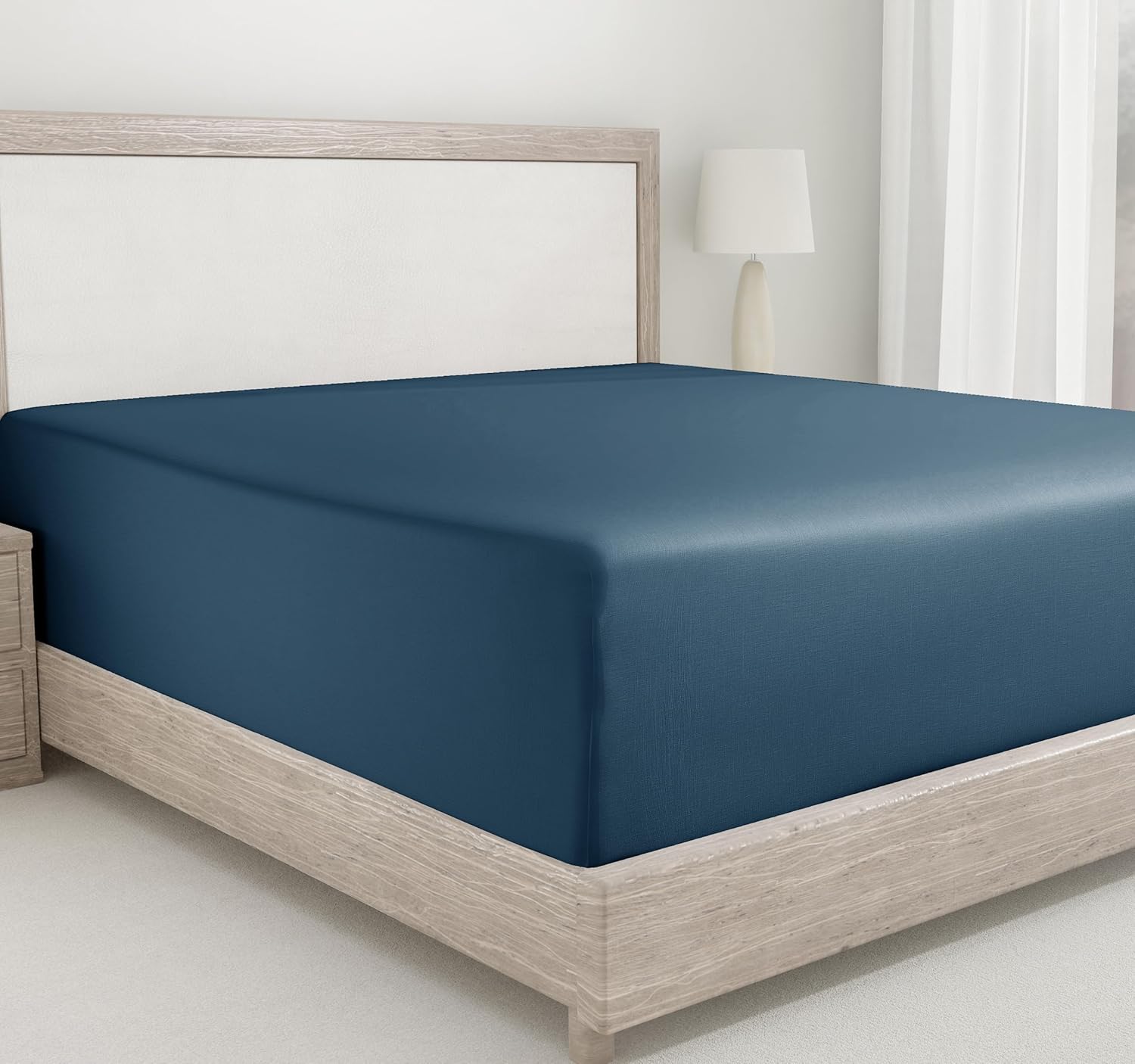 California Design Den King Fitted Sheet - Soft 400 Thread Count